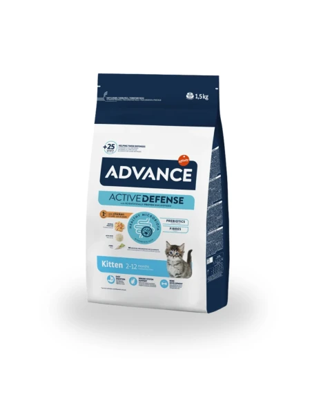 Comida para Gatito ADVANCE Kitten Pollo y Arroz 10kg